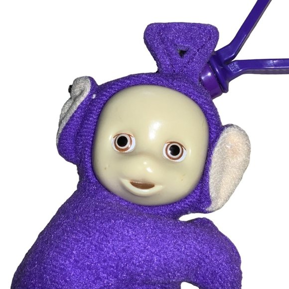 2000 Tinky Winky Purple TeleTubbies McDonald's Key Chain - Picture 2 of 10